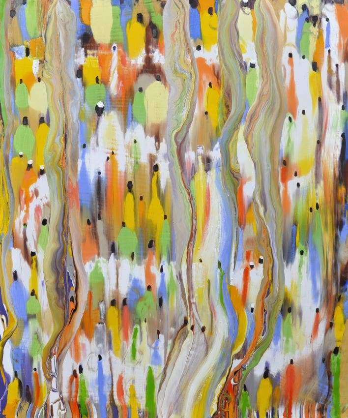 The pathway to prayer"; 127cm x 153cm; Oil on canvas