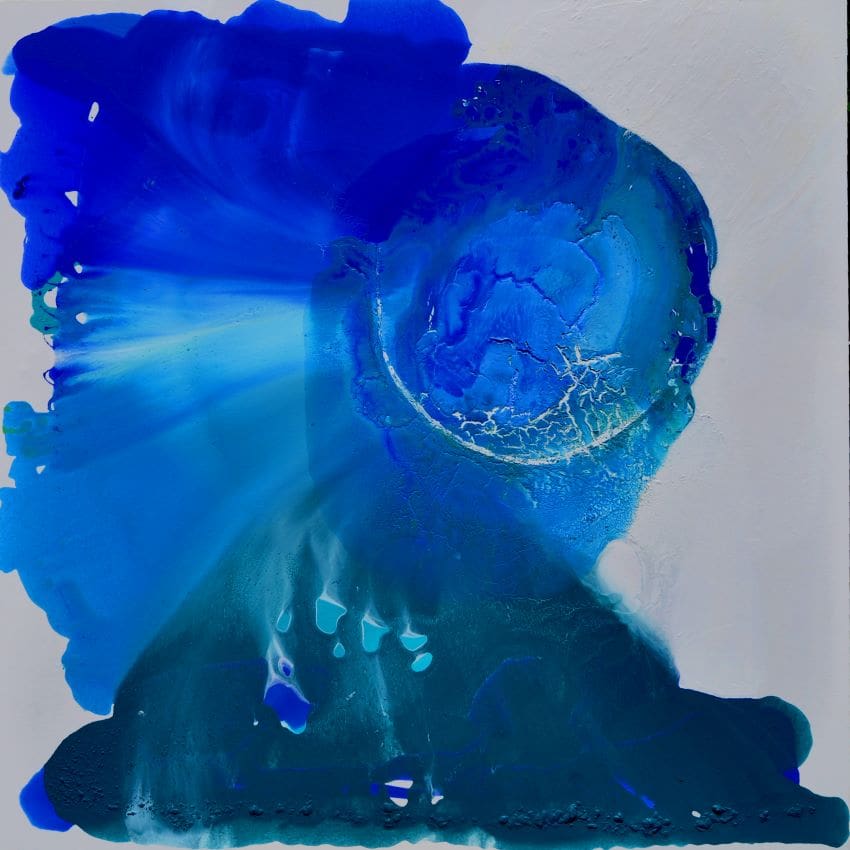 The world in transition; 122cm x 122cm; Oil on canvas